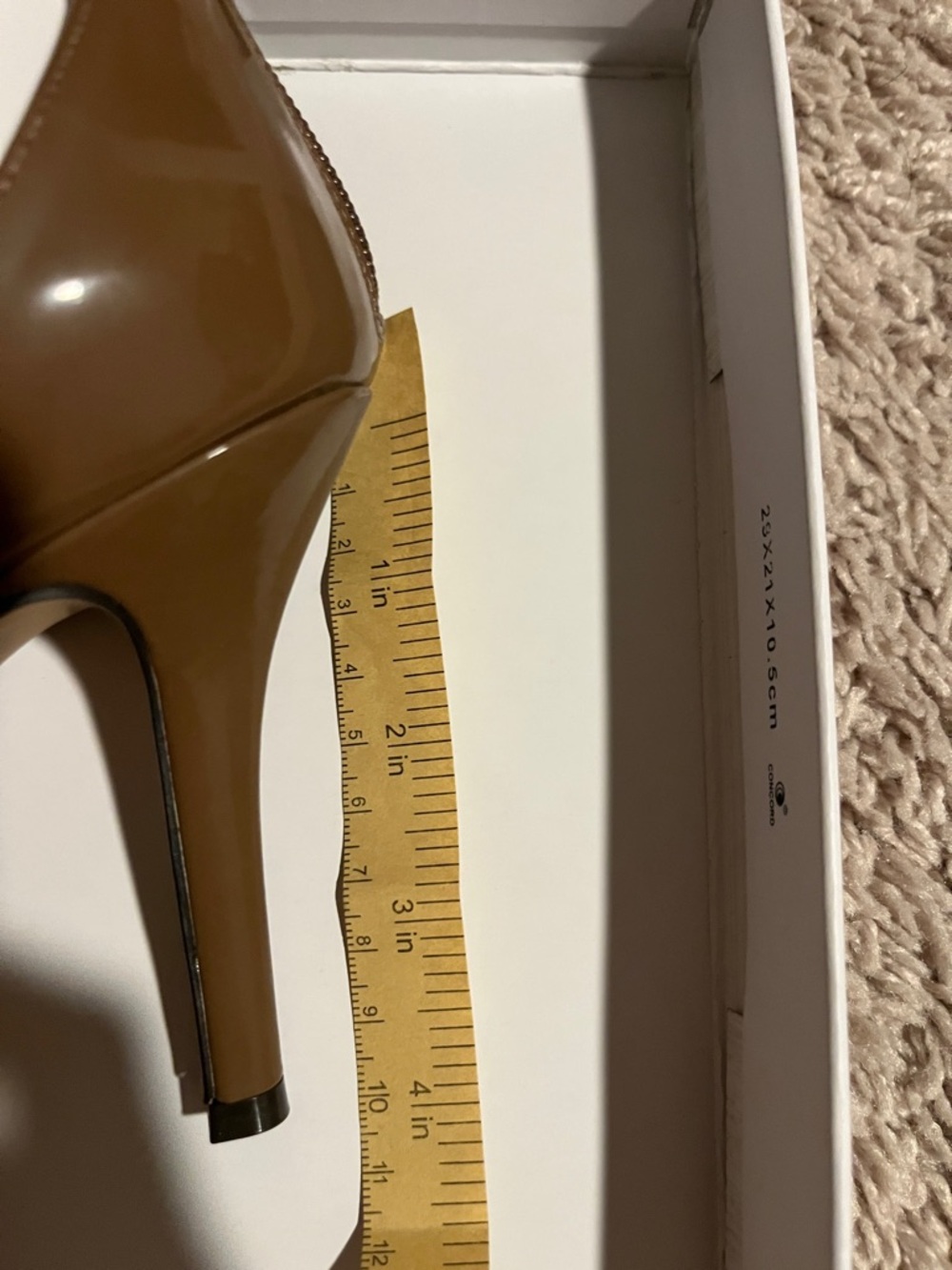 Nine West Brown Patent Pointed-Toe Strappy Heels - Picture 6 of 6